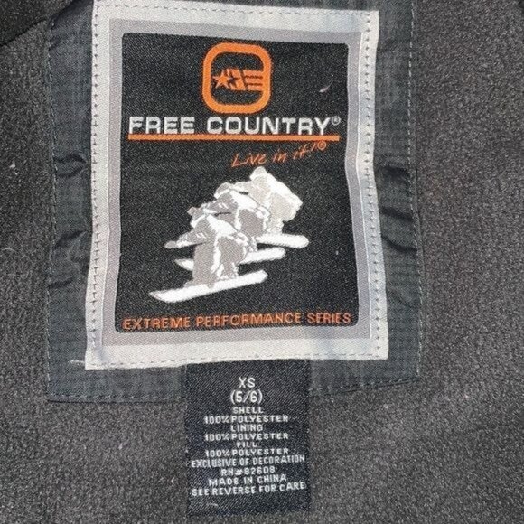 Free Country Kids XS Black & Green FCXtreme Extreme Performance Jacket - Picture 4 of 13